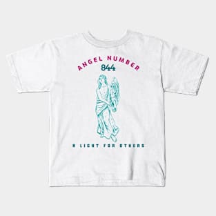 Angel Number 844 A light for others Kids T-Shirt